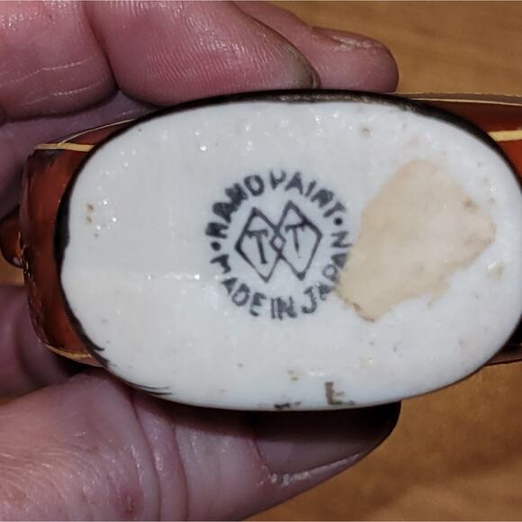 Vtg Satsuma Japanese Geisha Hand-Painted Ceramic Miniature Vase Japan - Picture 3 of 6